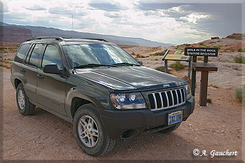 Grand Cherokee am Ziel